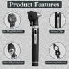 Fiber Optic mini Otoscope Ear Healthy Tool for Home use with LED Light view 3