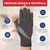 Doctor Developed Compression Gloves/Arthritis Gloves for Women & Men & Doctor Written Handbook - Carpal tunnel relief, Arthritis, Raynauds, 2 Pairs (XL) view 4