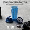 Smartshake 800ml Glossy Lite Protein Shaker Bottle - Leakproof, BPA Free Shaker for Gym, Deep Rose view 4