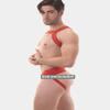 Barcode Berlin - Mens Partywear - Harness Matt Pop Redtomato - 1x Size XS view 3
