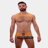 Barcode Berlin - Mens Partywear - Harness Matt Yellow - 1x Size XS view 4