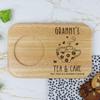 Personalised Grandma's Tea & Cake Board, Wood Treat Board, Snack Tray, Mother's Day, Birthday Gift for Granny, Nana, Gran view 1
