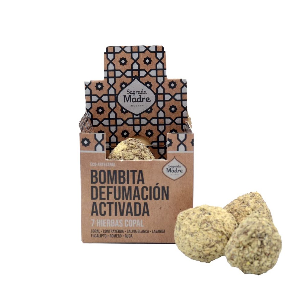 Aromasenses. - Natural Organic Bombita Activated Defumation Sacred Mother (7 Copal Herbs)