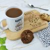 eBuyGB Personalised Grandma's Tea & Cake Board & Mug Set, Mother's Day, Birthday Gifts for Granny, Nana, Gran view 2