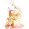 Blumomon 30Pcs White Gold Edge Mixed Size Lively 3D Butterfly Cupcake Topper for Girls Women's Happy Birthday Wedding Party Cake Wall Party Food Decorations view 1