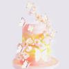 Blumomon 30Pcs White Gold Edge Mixed Size Lively 3D Butterfly Cupcake Topper for Girls Women's Happy Birthday Wedding Party Cake Wall Party Food Decorations view 3