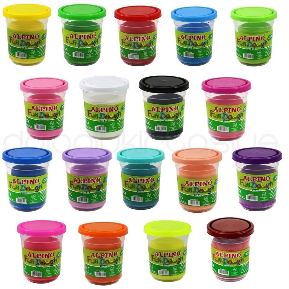 Alpino DP-000314 Game Dough, Dark Pink, 130 g