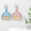 Small Broom and Dustpan Set for Home, Mini Clean Brush with Dust Pans Cute Hand Broom Brush Dust Pan with Hanger Hole, Small Cleaning Brush Set for Desktop Computer Table Keyboard (green-1pc) view 4