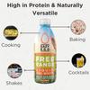 Eazy Egg Free Range Egg Whites Liquid 6 x 1L | Made in the UK from Eggs Free Range | Ambient Storage & 6 Month Shelf Life | For Baking, Shakes, Omelettes & Cocktails view 4