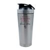 Getagift 500ml Aluminium Shaker Bottle for Supplement Shakes - Easy Clean, Durable Cup Mothers Day You Are The Best Bonus Mom Birthday,God Mother/Mother-in-law. (Silver) view 1