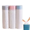 THETAG 15-20L Drawstring Bin Bags Extra Strong Leak Proof Bin Liners Rubbish Bags Heavy Duty Degradable Trash Bags for 15-20L Bins 45 * 50CM Drip Resistant Unscented 60PCS view 1