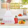 THETAG 15-20L Drawstring Bin Bags Extra Strong Leak Proof Bin Liners Rubbish Bags Heavy Duty Degradable Trash Bags for 15-20L Bins 45 * 50CM Drip Resistant Unscented 60PCS view 4