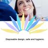 200 Pcs Small Disposable Rubber Ring Pull Hook Orthodontic Elastic Placers Braces Elastic Bands Removers Multi-Color Mixed Hygienic view 2