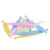 200 Pcs Small Disposable Rubber Ring Pull Hook Orthodontic Elastic Placers Braces Elastic Bands Removers Multi-Color Mixed Hygienic view 3