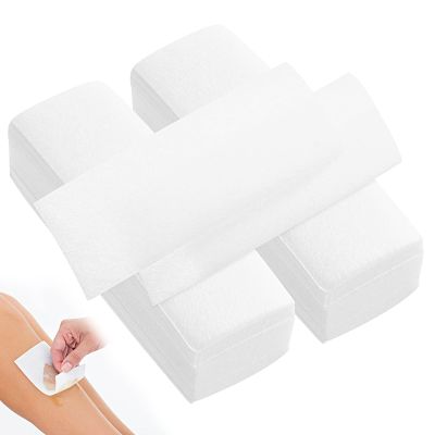 200PCS Large Waxing Strips Paper, Full Size Waxing Strips for Body - Legs, Chest Hair, Eyebrow, Professional Eyebrow Waxing Kit with Non-Woven, Plain Wax Strips Body Wax Strips
