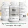 Hey Nutrition Magnesium Complex High Strength 205mg Supplement - Zinc, Vitamin D3 - Muscle & Bone Health, Nerve Function & Energy Support - UK Manufactured - Non-GMO - 60 Vegetarian Capsules view 3