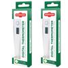 SDMAX 2 x Digital Thermometer Fast & Accurate Medical Temperature for Ear, Oral, Body Use Fast Measurement for Adults, Children, Baby and Kids view 1