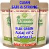 5greens Blue Green Algae 600mg with Added VTAMIN C - 120 Capsules 100% Natural No Chemicals 100% Vegan Natural Protein view 1