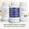 Hey Nutrition Pure Omega-3 Fish Oil 2000mg with Vitamin E - High EPA + DHA Concentration - Maintains Heart, Joint, Brain & Immunity Support - UK Manufactured - Non-GMO - 60 Softgels view 4