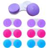 6 Packs Contact Lens Cases, Contact Lenses Holder Box with Left/Right Caps for Home Travel Outdoor view 1