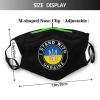 2PCS Ukrainian Flag Heart Mask Unisex Ukraine Face Mask Washable Reusable Balaclava with 4 Filters for Women Men view 3