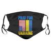 Face Mask Washable Pray for Ukraine Face Mask for Men Outdoor Activities Personalized Gifts view 1