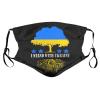 Face Masks Breathable I Stands with Ukraine Mouth Protector for Teens Outdoor Protection Personalized Gifts view 1