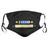 Face Mask Breathable I Stands with Ukraine Dustproof Mask for Men Outdoor Protection Funny Gifts