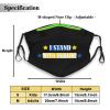 Face Mask Breathable I Stands with Ukraine Dustproof Mask for Men Outdoor Protection Funny Gifts view 2