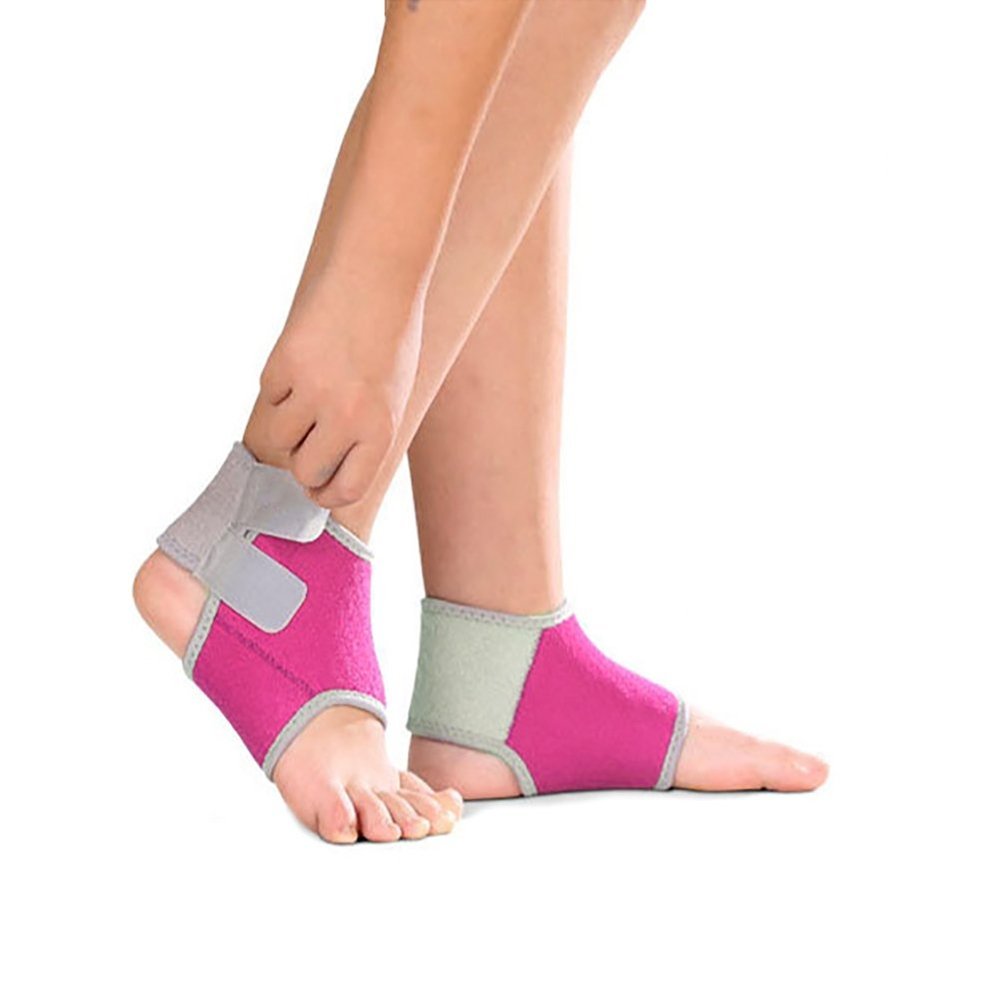 1 Pair Kids Ankle Support Adjustable Compression Ankle Brace Ankle Guard Protector Ankle Strap Ankle Tendon Foot Support Strains Sprains Arthritis Pain Relief Recovery Exercise Football Running Riding