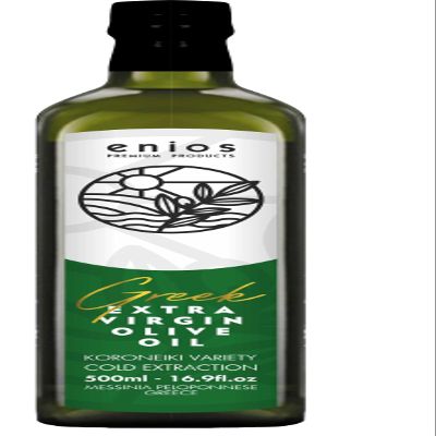 Enios Kalamata Greece 500ml Premium Quality, Low Acidity, Cold/First Press Extra Virgin Olive Oil. New Harvest 2025-2026. Best Before: Jan-Jun 2027