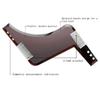 Goatee Beard Shaper Outliner Template for Men, Goatee & Beard Trimming Shaving Kit, Saves Time (Transparent Beard Shaper) view 4