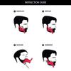 Goatee Beard Shaper Outliner Template for Men, Goatee & Beard Trimming Shaving Kit, Saves Time (Black Beard Shaper) view 4