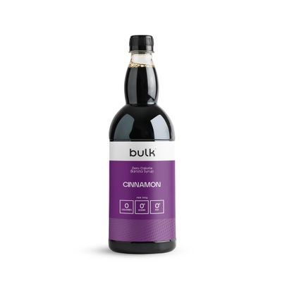 Bulk Zero Calorie Barista Syrup, Cinnamon, 1 Litre, Perfect for Protein Shakes, Coffee, Tea, Desserts, Pancakes and Waffles, Vegan, No Sugar, Fat, or Calories, Packaging May Vary