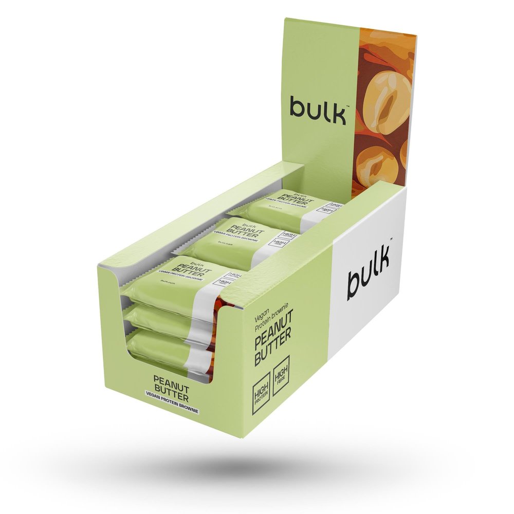 Bulk Vegan Protein Brownie, Peanut Butter, Pack of 12