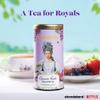 The Republic of Tea Bridgerton Queen's Cake Vanilla Fruit Tea, 36 tea bags in metal tin - Fruity rooibos tea with vanilla in a chic metal tin with Bridgerton design view 2