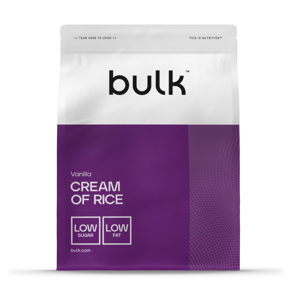 Bulk Cream of Rice, Carbohydrate Powder, Vanilla, 2.5 kg, 50 Servings, Packaging May Vary