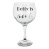 Always Looking Good Personalised Engraved 55th Middle Finger Gin Glass Fifty Fifth Birthday Gift with Personalised with Any Name - Rude Funny Novelty Gin Glass Gift for Men and Women (Empty Glass) view 1