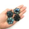 SHITOU2231 1pc Natural Labradorite Bauhinia Shaped Crystal Flower Stones Hand Carved Crystal Healing Decor Natural Stones and Minerals Healing Stones view 4