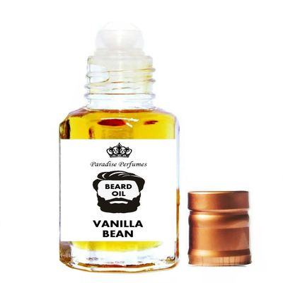 Vanilla Bean Beard Oil For Men | Moisturising | Grooming | Growth | Conditioning | Healthy Soft Beard | Vegan & Cruelty-Free | PPG | 12ml