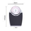 CJBHSD Precision Mechanical Bathroom Scales, Adult Health Weight Loss Scale, Fitness Weight Scale, Rotating Pointer Large Dial, 180kg(396lb) view 2