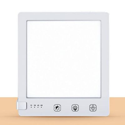 Daylight Lamp 10000 Lux, LED White and Green Light Therapy Lamp for Depression, Sun Lamp with Touch Control, Adjustable Colors, Brightness, Timer Settings, Memory Function,B
