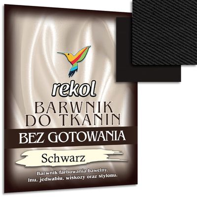 Wohnkult 15 g Textile Dye, No Boiling, Fabric Dye, Re-dyeing, 16 Selections (Black)