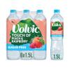 Volvic Touch of Fruit Peach & Raspberry Sugar Free Still Flavoured Water Multipack 6x1.5L view 1