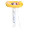 Floating Pool Thermometer,Pond Water Thermometer with String,Lovely Cartoon Shape Floating Swimming Pool Thermometer Temperature Meter with / Display view 1