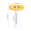 Floating Pool Thermometer,Pond Water Thermometer with String,Lovely Cartoon Shape Floating Swimming Pool Thermometer Temperature Meter with / Display view 3