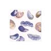 Caspari Oysters and Mussels Paper Cocktail Napkins, Two Packs of 20 view 1
