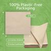 Ibambo 250 Pack Bamboo Cocktail Napkins - 2-Ply Ecofriendly Beverage Napkins - Bar Napkins for Home, Parties - 4.5x4.5 Inch Folded Drink Napkins - Disposable Napkins for Serving Drinks, Small Food view 4