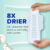 Always Pure Cotton Feminine Pads for Women, FlexFoam Pads with Wings, Size 3, Extra Heavy Flow Absorbency, Unscented, 66 Count (3 Packs of 22) view 4