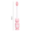 Washranp Toothbrush Reusable Food Grade Material Cute Manual Training Kids Tooth Frog Brush Pink view 2